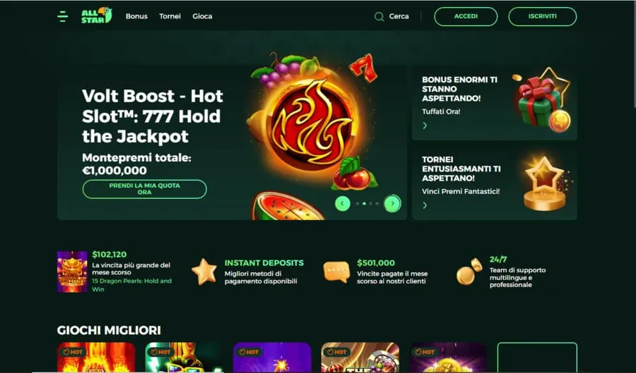 AllStar casino recensione